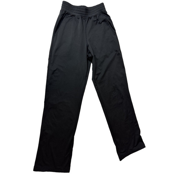 Varsity Spirit Cheer Pants Warm Up Elastic Waist Straight Leg Black Size XS - Picture 1 of 10